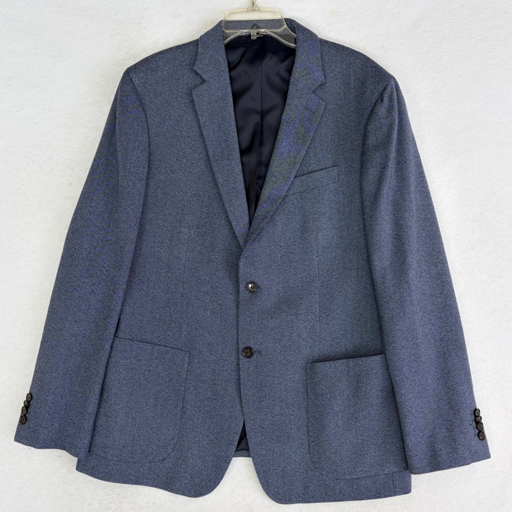 Banana Republic Mens 44R Blazer Fabbrica Alta Marzotto Italian Wool Sport Coat - Picture 2 of 14